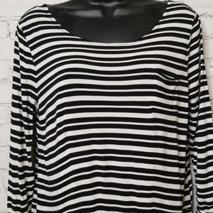 Cynthia Rowley striped top with pocket